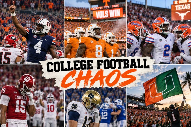 College Football Chaos
